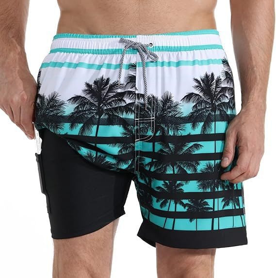 Short De Bain Imprimé Homme