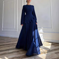 Robe Longue à Manches Évasées Femme