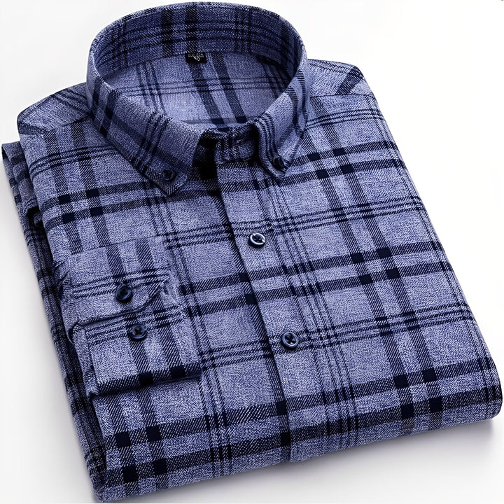 Chemise À Carreaux Classique Homme