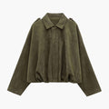 Veste Courte À Col Structuré Femme