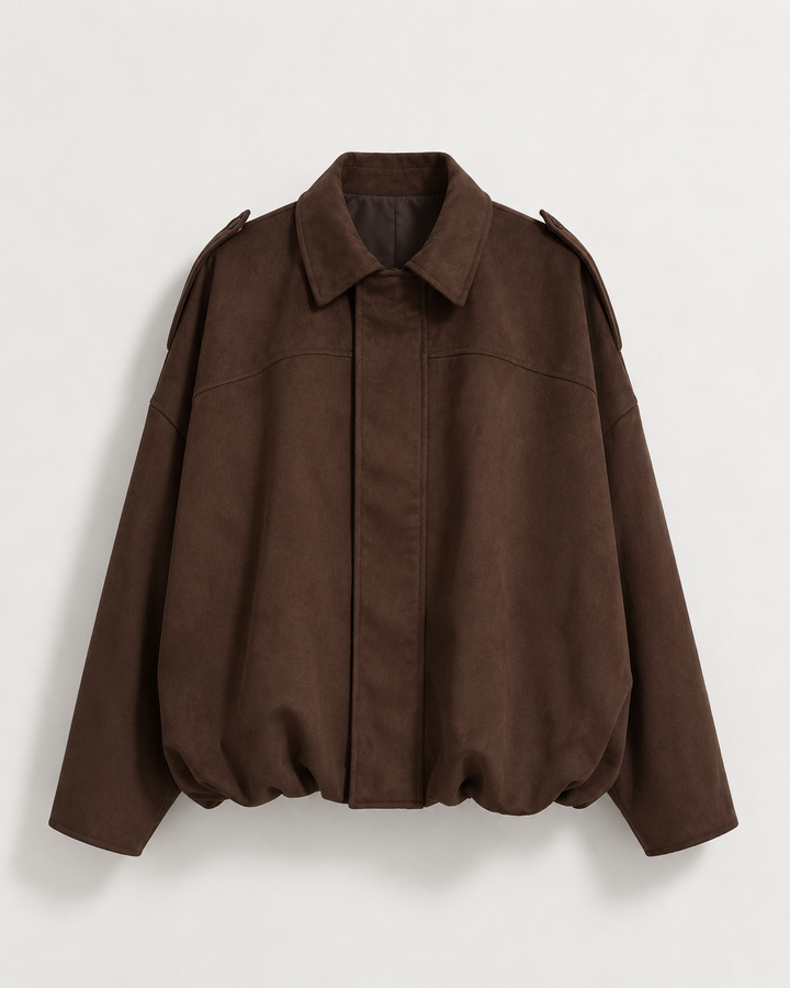 Veste Courte à Col Classique Femme