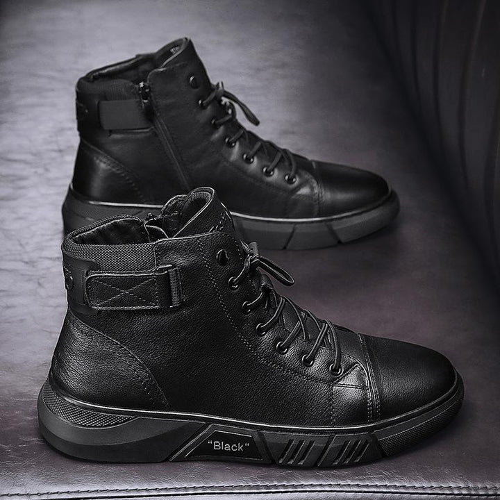 Bottines Montantes à Lacets Homme