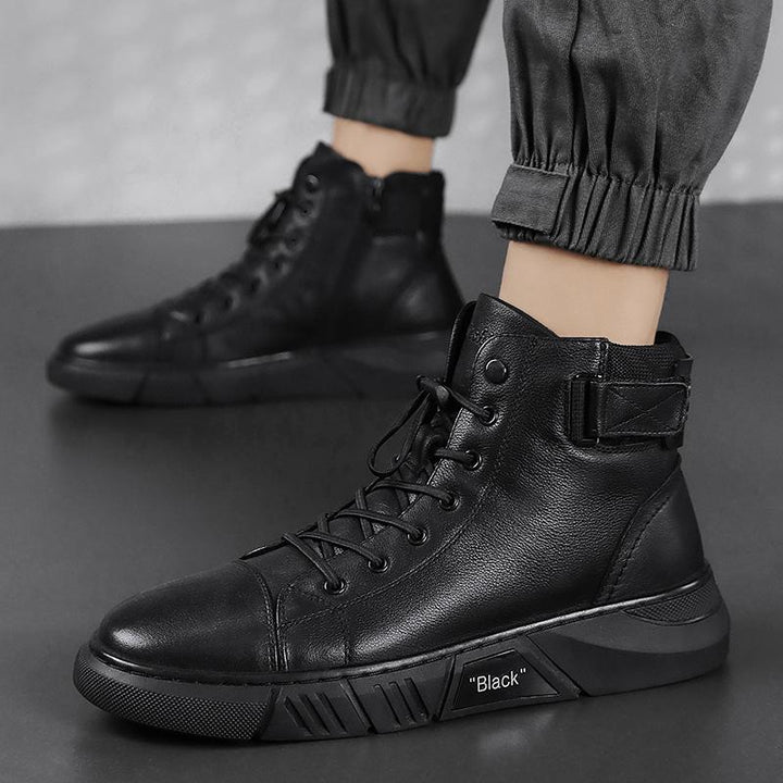 Bottines Montantes à Lacets Homme