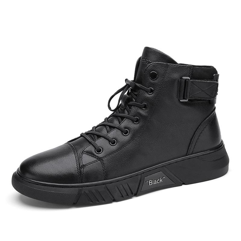 Bottines Montantes à Lacets Homme