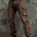 Pantalon Cargo À Poches À Rabat Homme