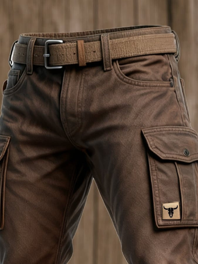 Pantalon Cargo À Poches À Rabat Homme