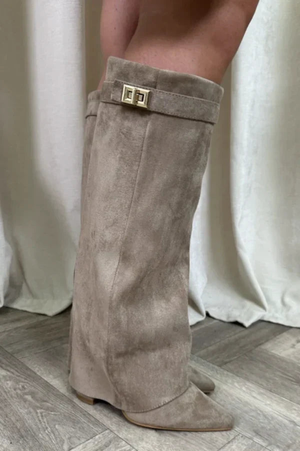 Bottes Hautes Bout Pointu Femme