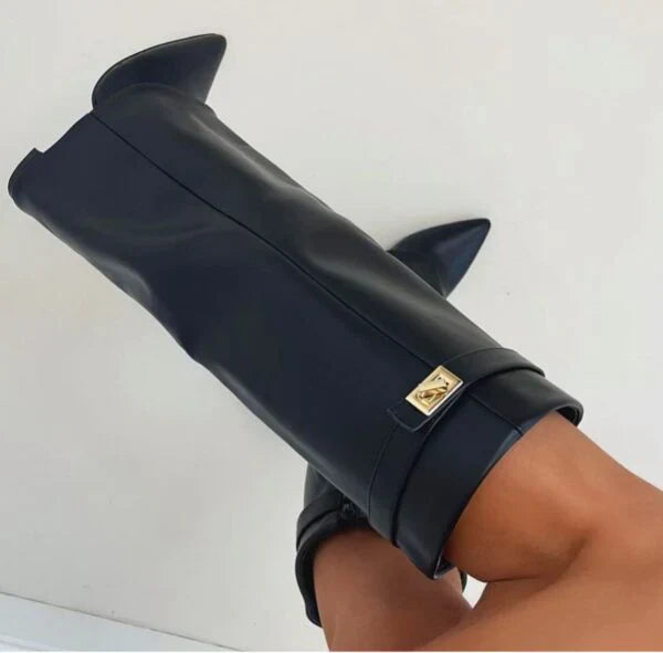 Bottes Hautes Bout Pointu Femme