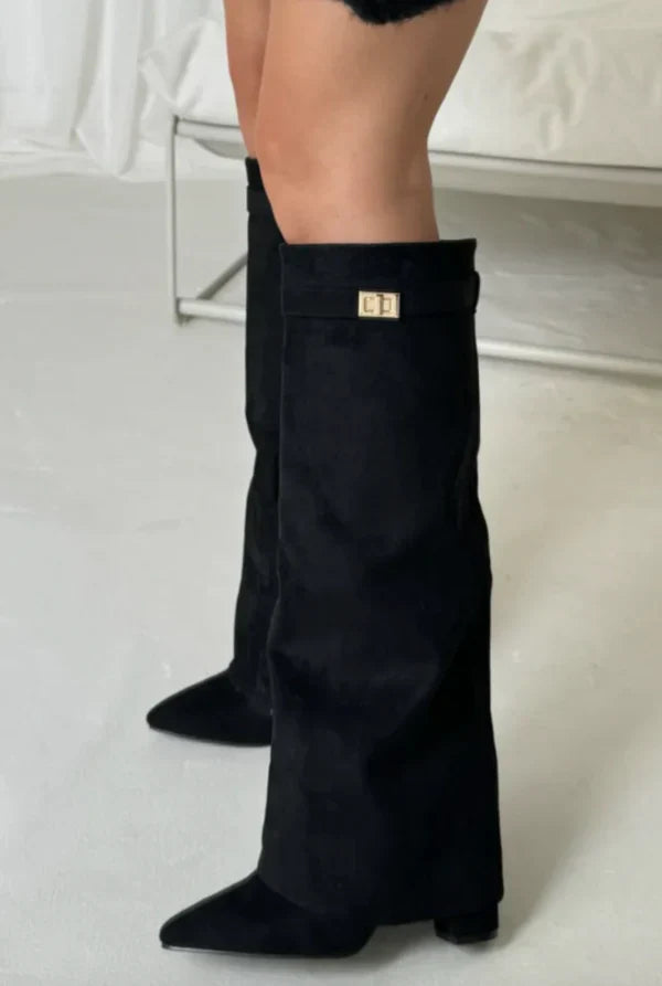 Bottes Hautes Bout Pointu Femme