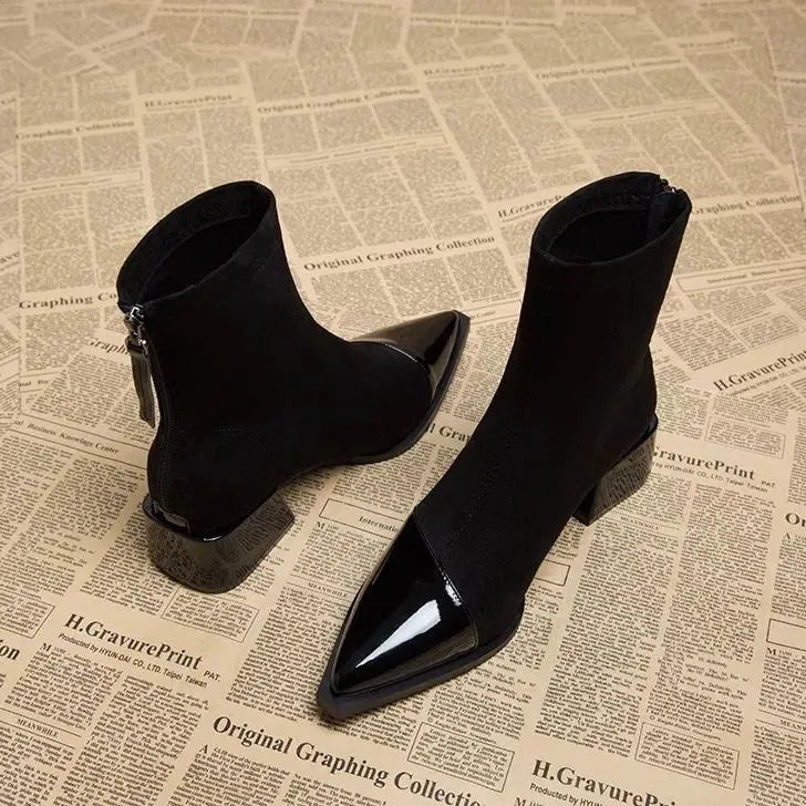 Bottines Talon Bloc Femme