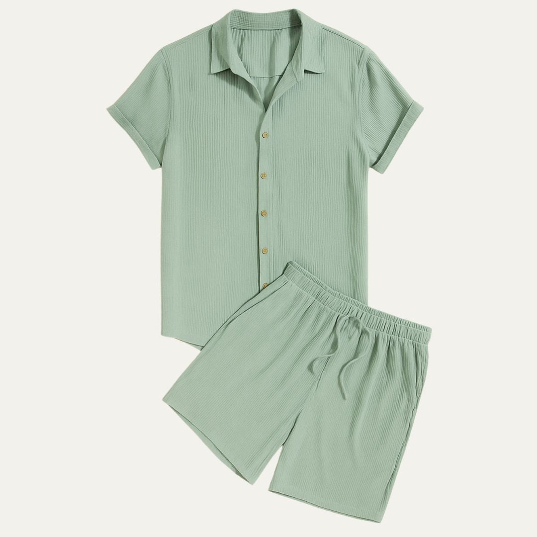 Ensemble avec Chemise et Short Homme