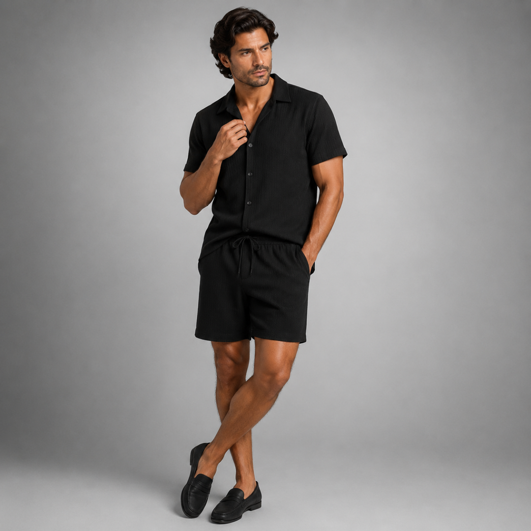 Ensemble avec Chemise et Short Homme