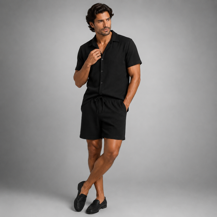 Ensemble avec Chemise et Short Homme