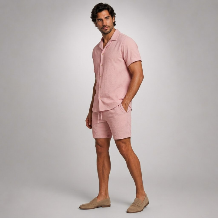 Ensemble avec Chemise et Short Homme