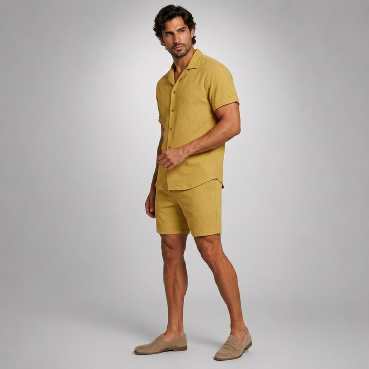 Ensemble avec Chemise et Short Homme