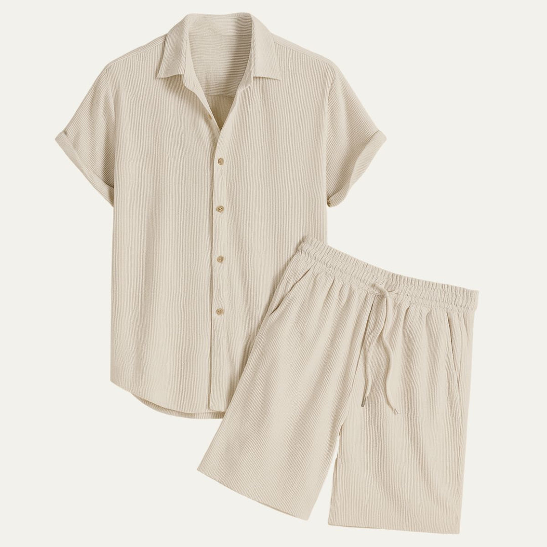 Ensemble avec Chemise et Short Homme