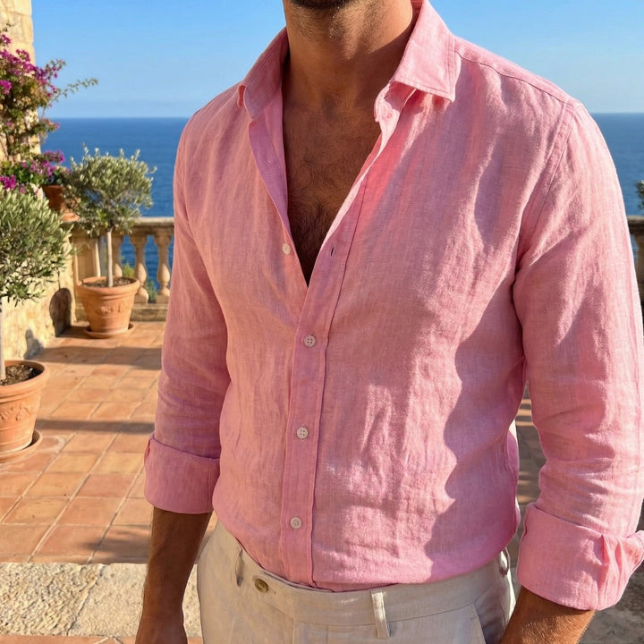 Chemise Boutonnée Style Resort Homme
