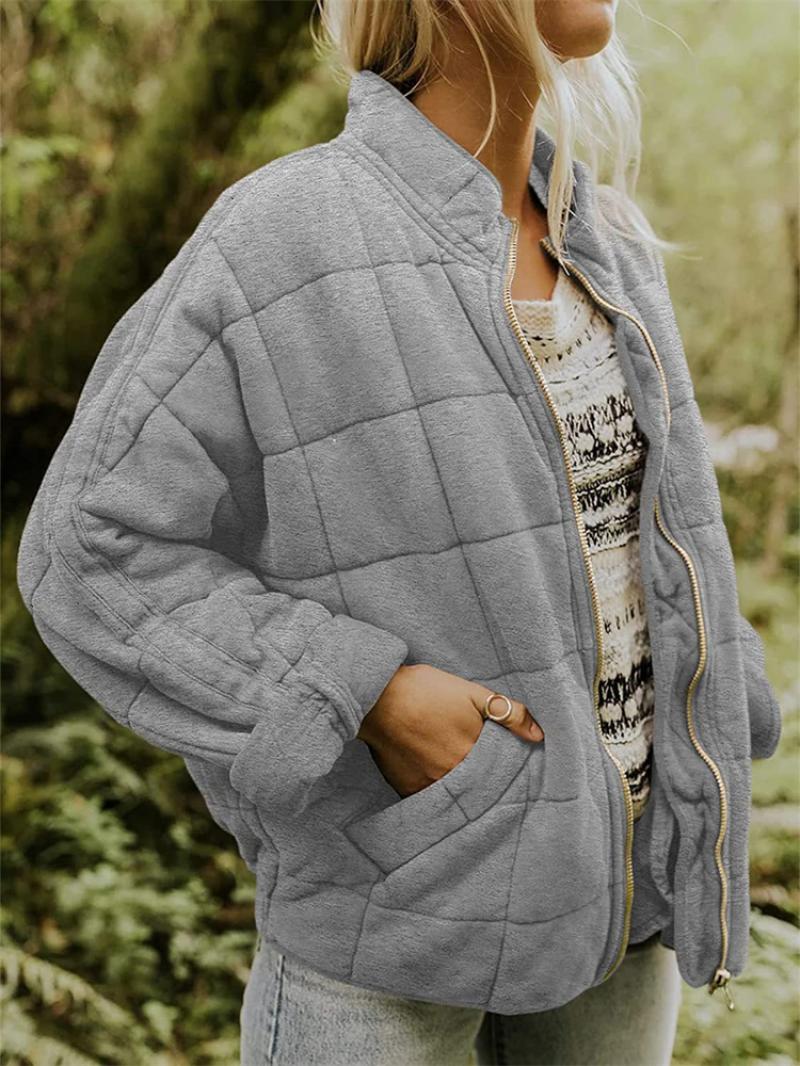 Veste Matelassée Décontractée Femme