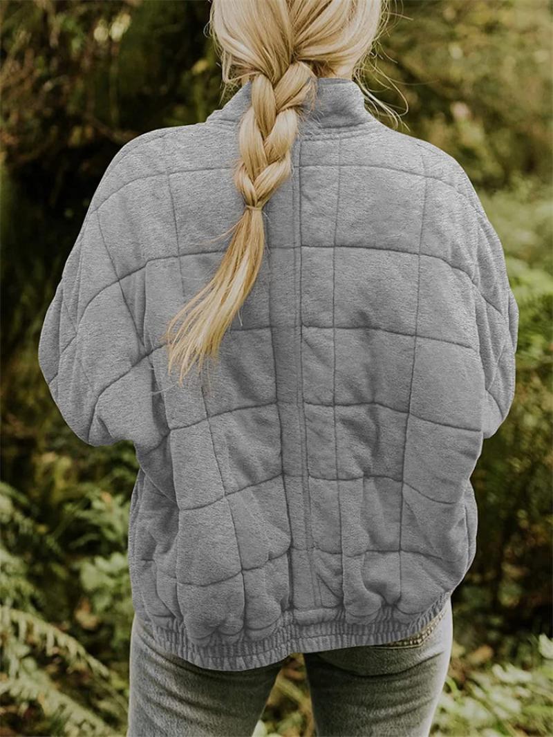 Veste Matelassée Décontractée Femme