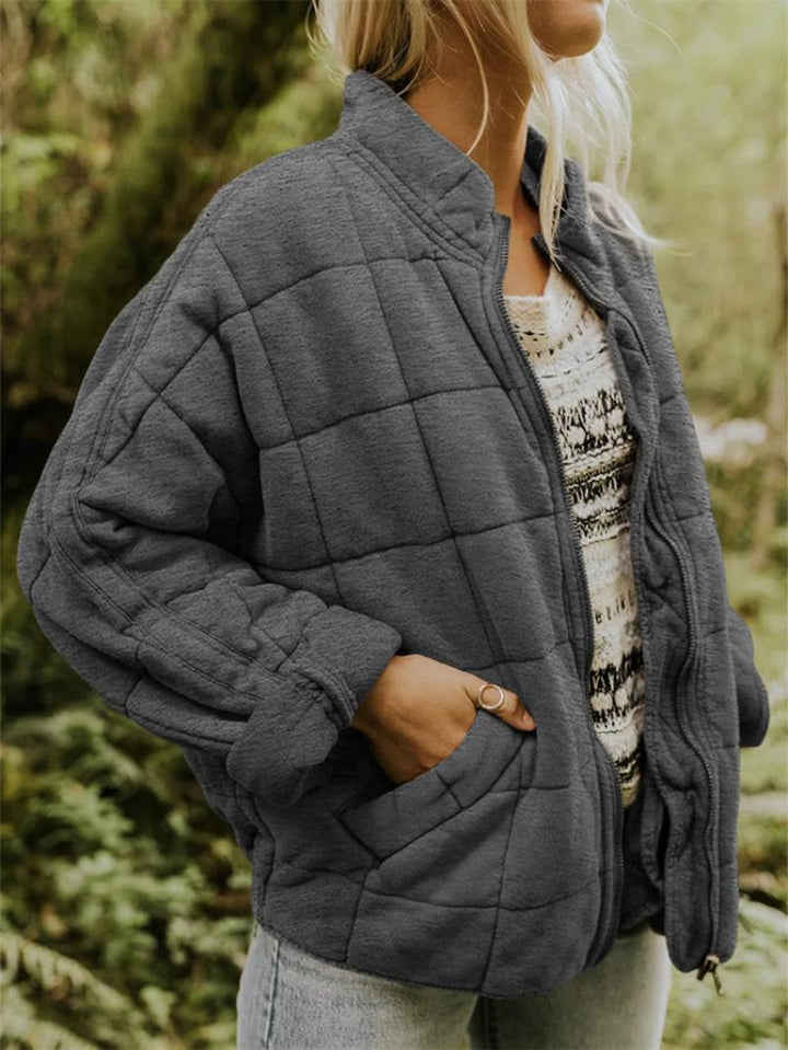 Veste Matelassée Décontractée Femme