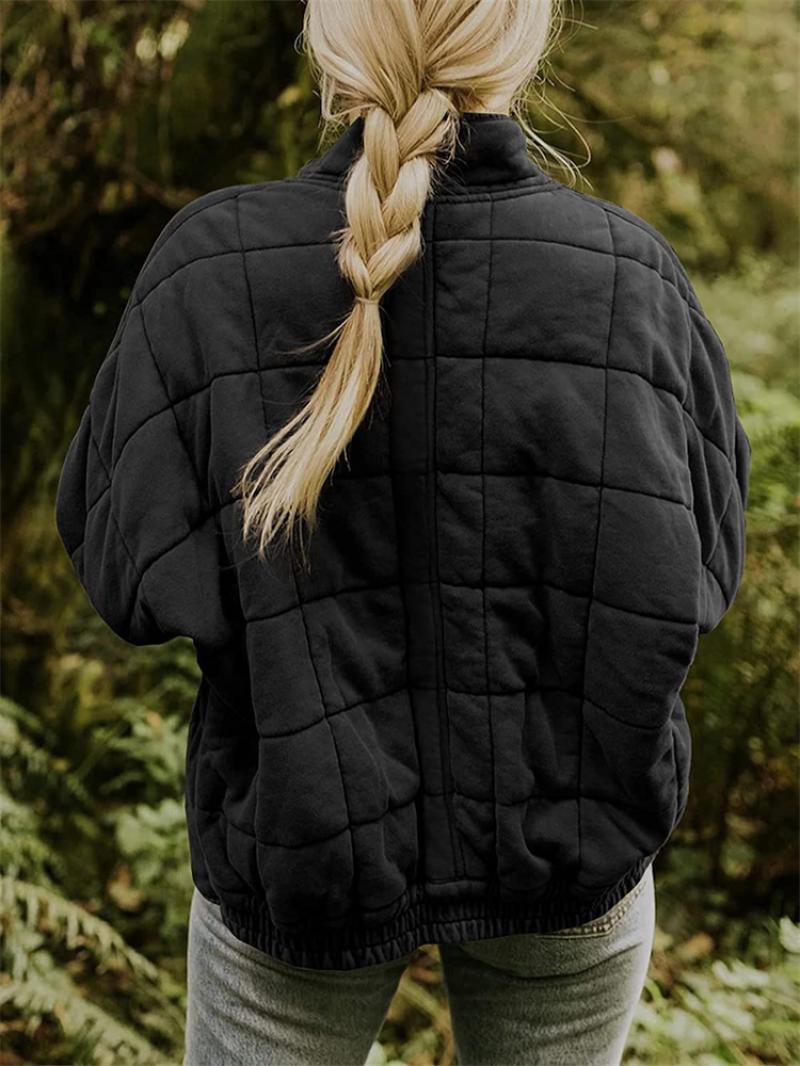Veste Matelassée Décontractée Femme