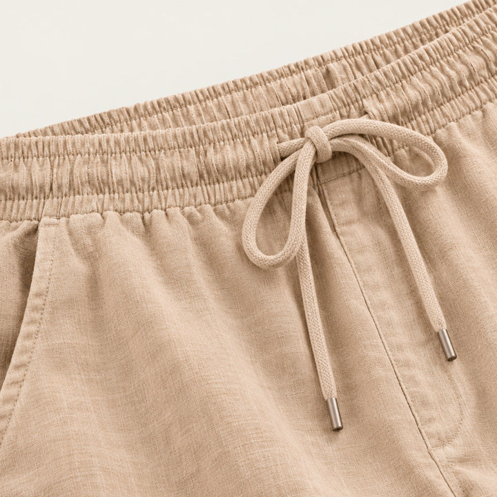 Pantalon Décontracté avec Cordon à la Taille Homme