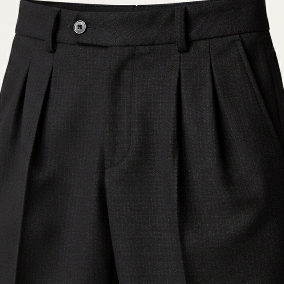 Pantalon à Pinces Coupe Droite Homme