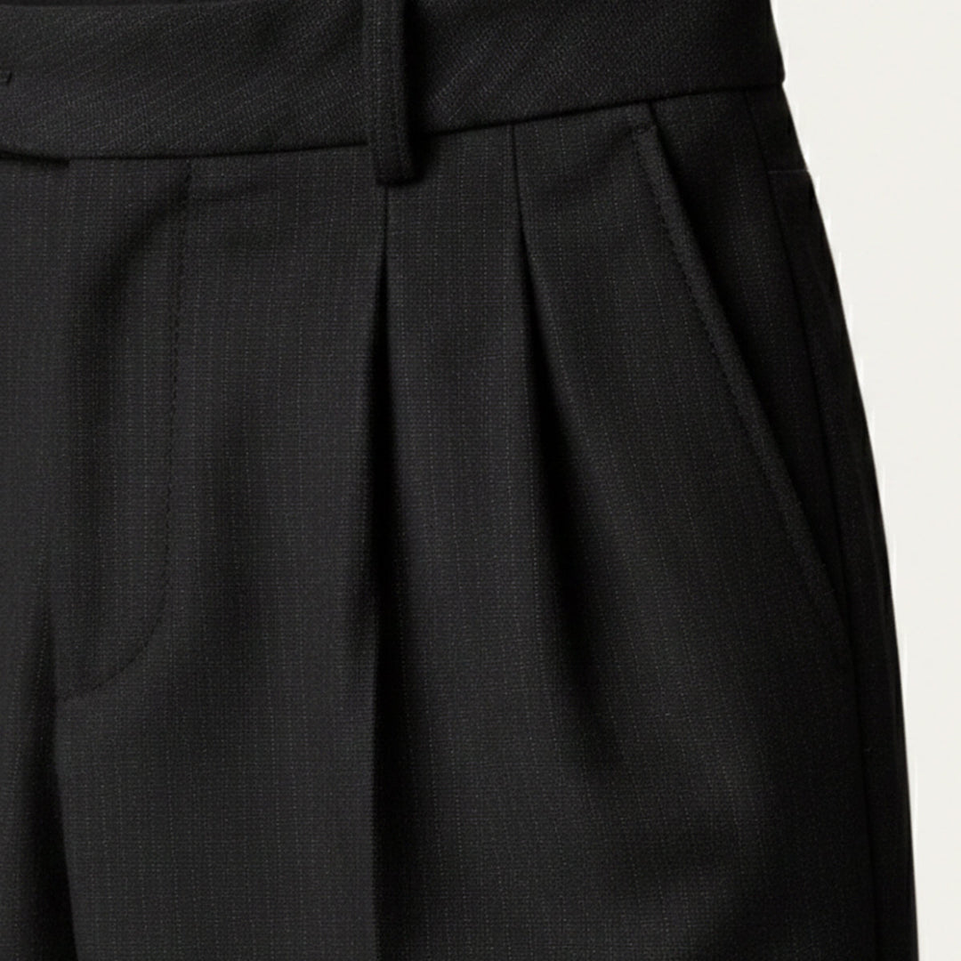 Pantalon à Pinces Coupe Droite Homme