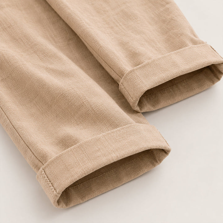 Pantalon Décontracté avec Cordon à la Taille Homme
