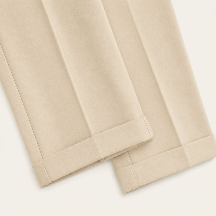 Pantalon à Pinces Coupe Fusélée Homme