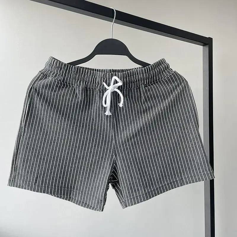 Short de Bain Rayé Homme