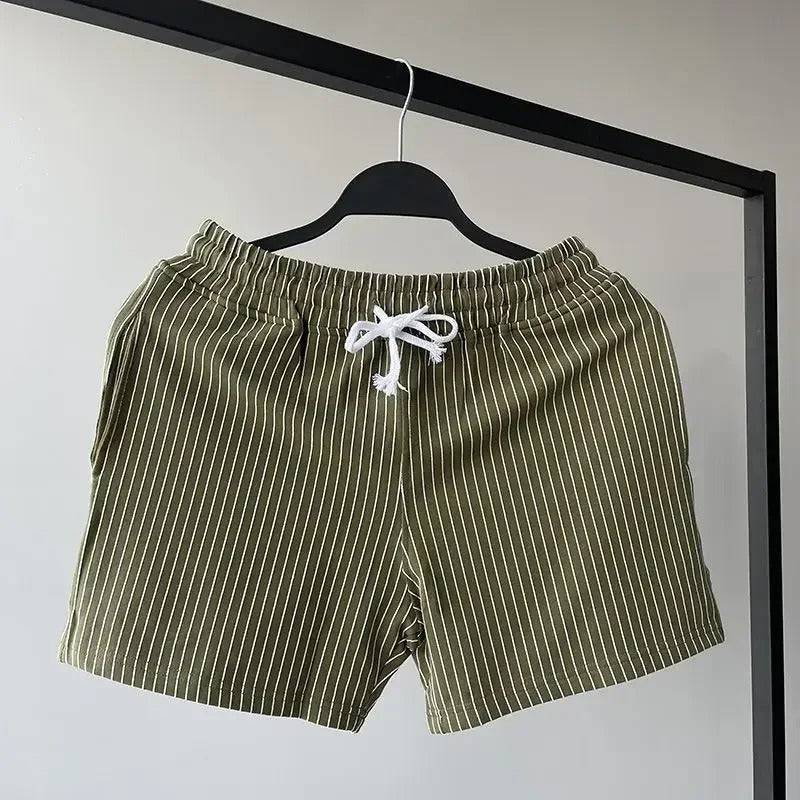 Short de Bain Rayé Homme