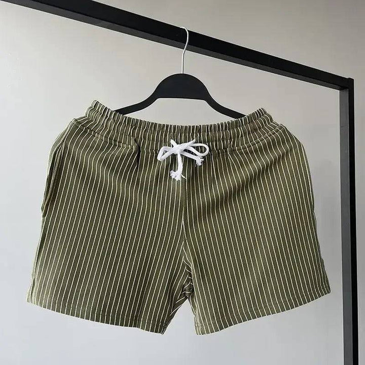 Short de Bain Rayé Homme