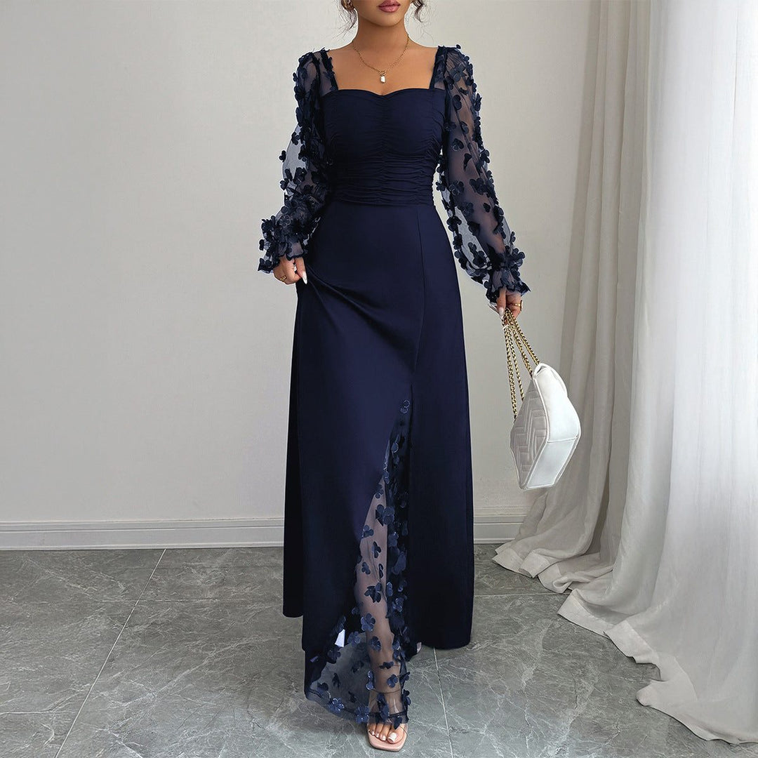 Robe Longue Fleurie Femme pour Invitée de Mariage
