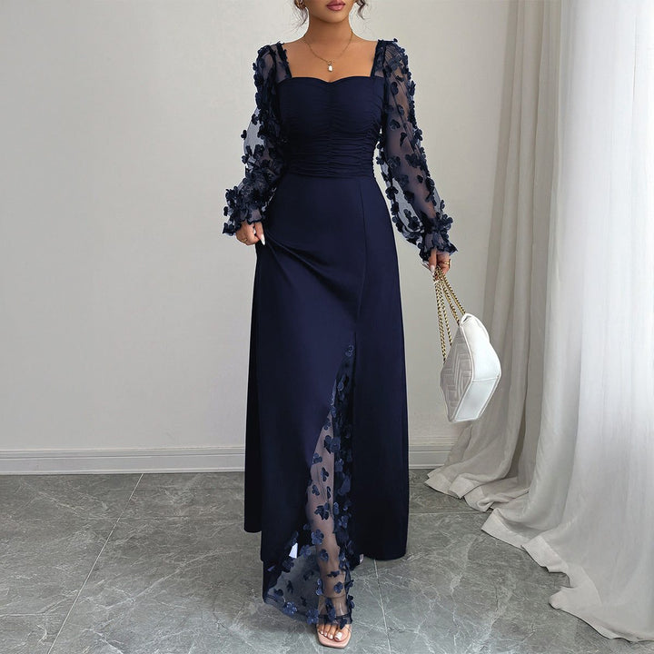 Robe Longue Fleurie Femme pour Invitée de Mariage