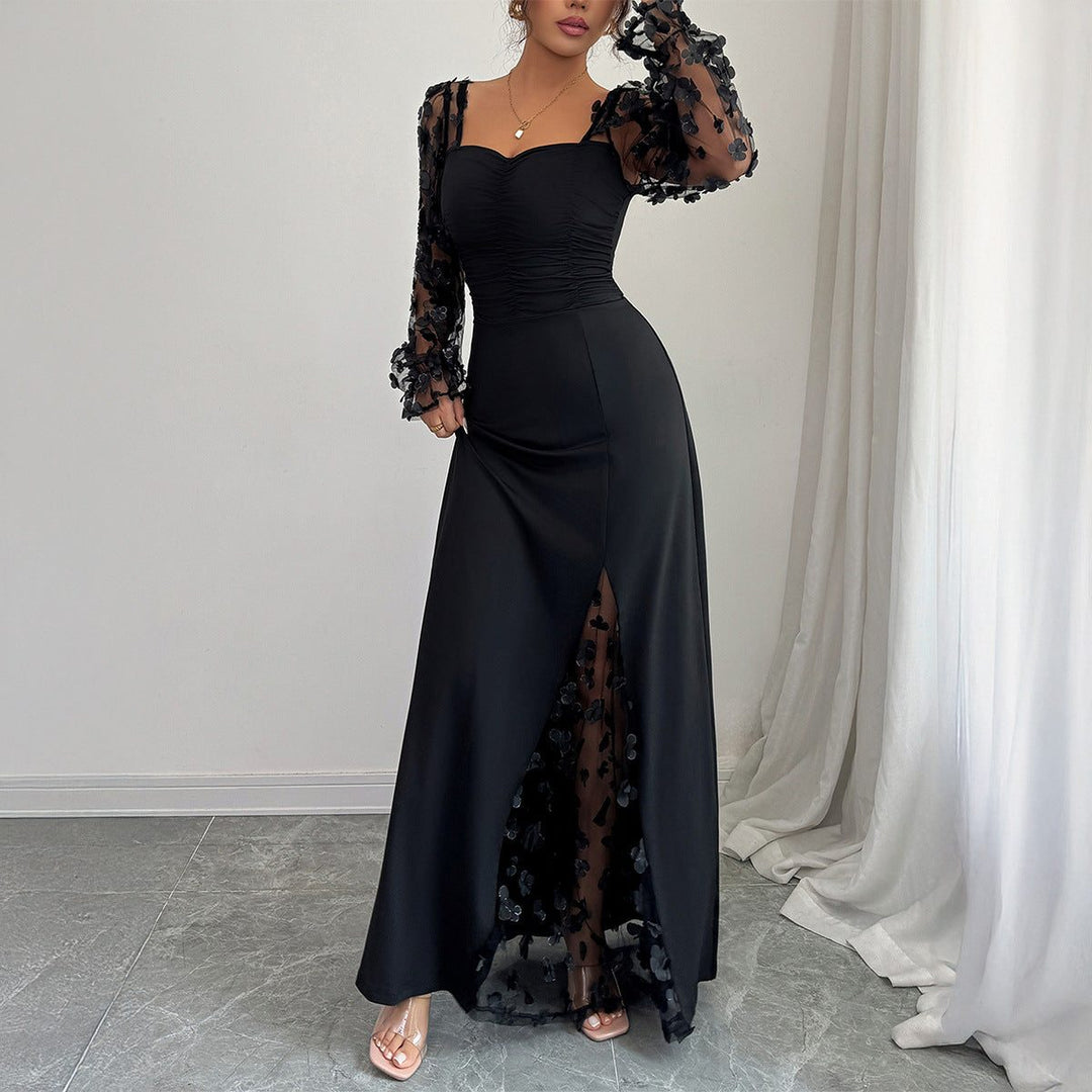 Robe Longue Fleurie Femme pour Invitée de Mariage