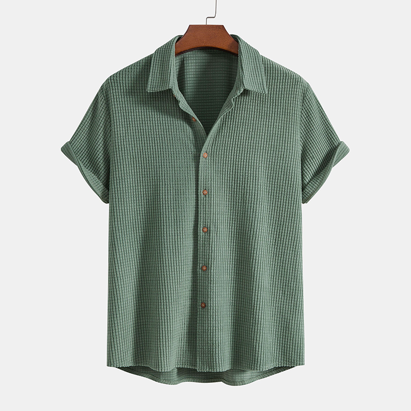Ensemble Chemise Short Rayé Homme