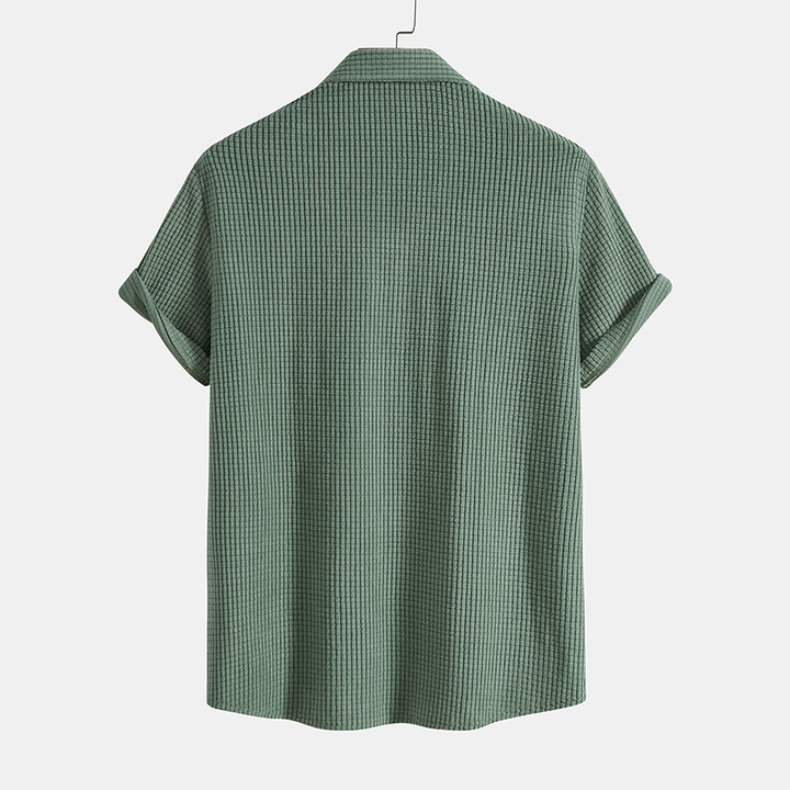 Ensemble Chemise Short Rayé Homme