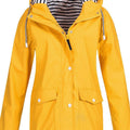 Women's hooded zip-up jacket