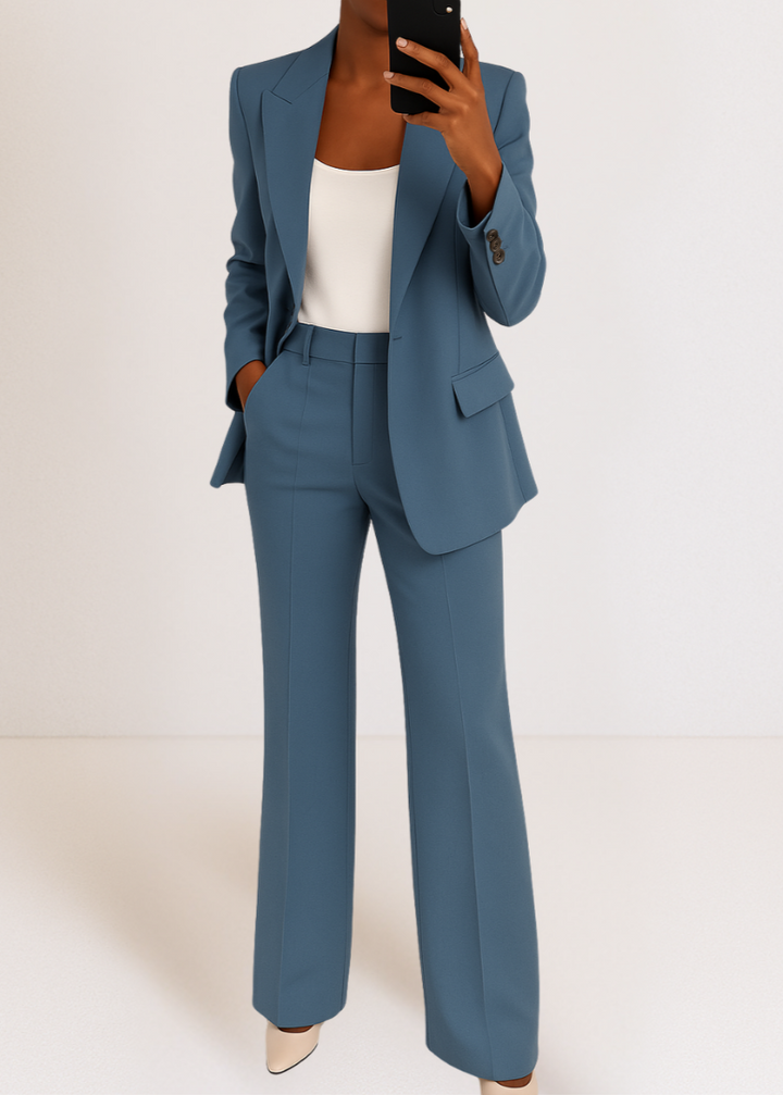 Ensemble Blazer Pantalon Élégant Femme