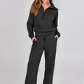 Women's Zip-Up Jacket and Trousers Set