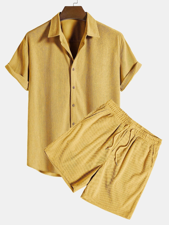 Ensemble Chemise Short Décontracté Homme