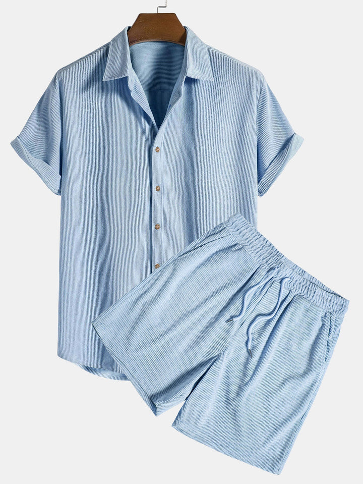 Ensemble Chemise Short Décontracté Homme