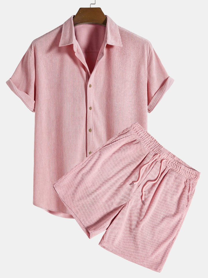 Ensemble Chemise Short Décontracté Homme