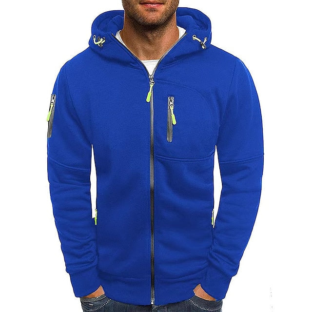 Sweat Zippé à Capuche Homme