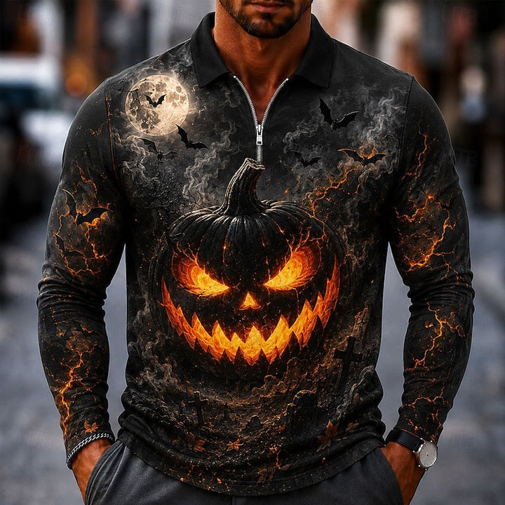 Polo Halloween Manches Longues Homme