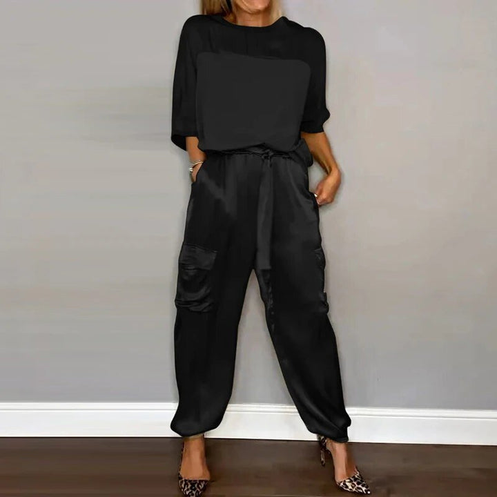 Ensemble Haut et Pantalon Cargo Femme