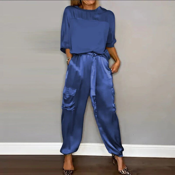 Ensemble Haut et Pantalon Cargo Femme