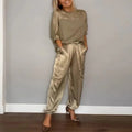 Ensemble Haut et Pantalon Cargo Femme