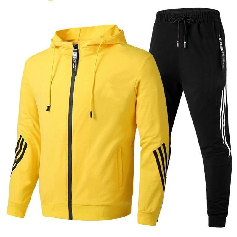 Ensemble Jogging Zippé à Capuche Homme